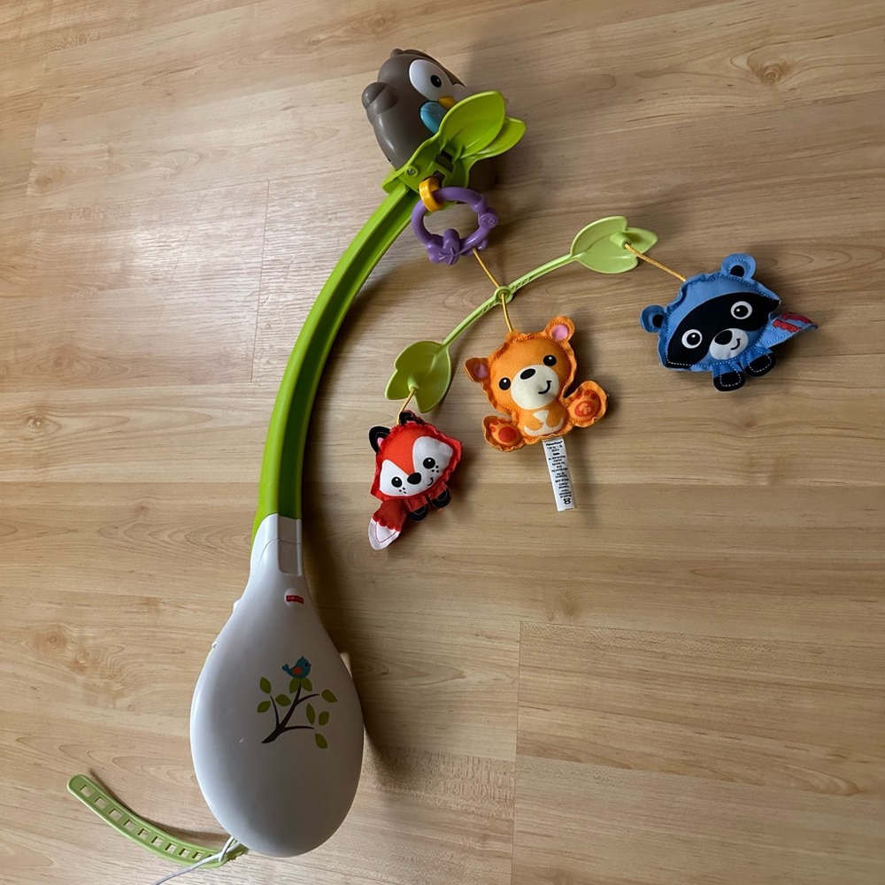 Fisher-Price Woodland Friends 3-in-1 Musical Mobile